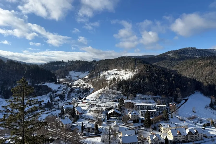Verschneite Landschaft
