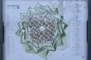 Übersichtskarte der Stadt Neuf-Brisach