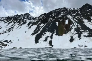 Berge und Eis