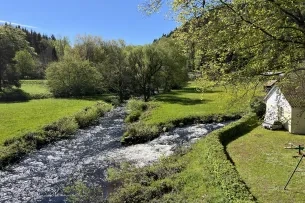 Blick von der Eyachbrücke
