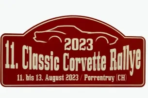 Classic Corvette Rallye 2023 / Plakette