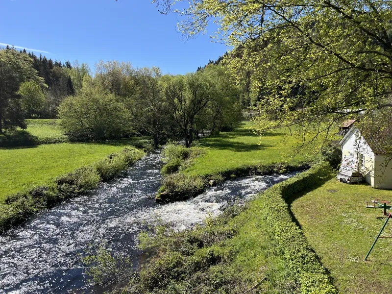 Blick von der Eyachbr&uuml;cke